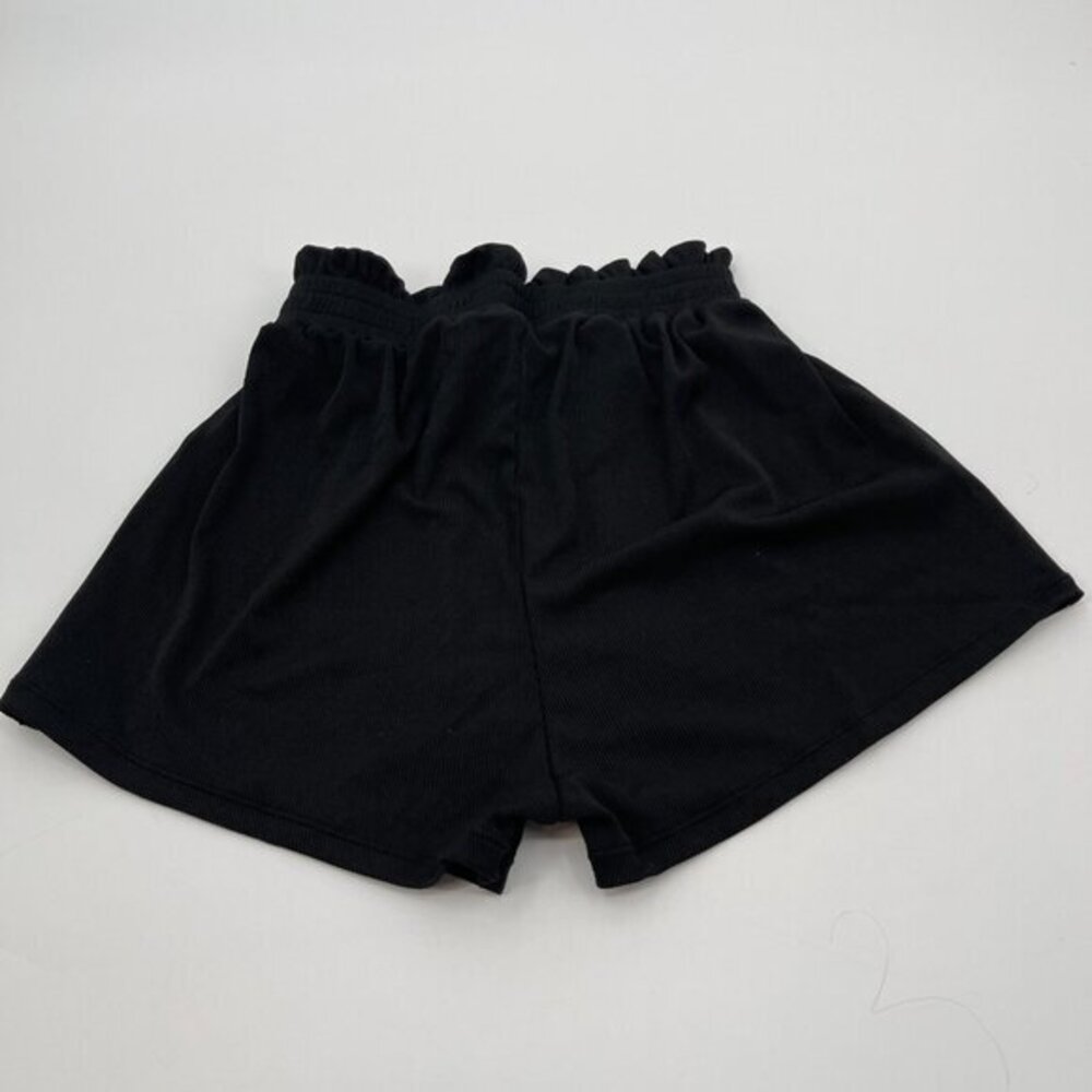 Zaful Womens Shorts 6 Black Pull On Elastic Waist Casual Stretchy Polyester New